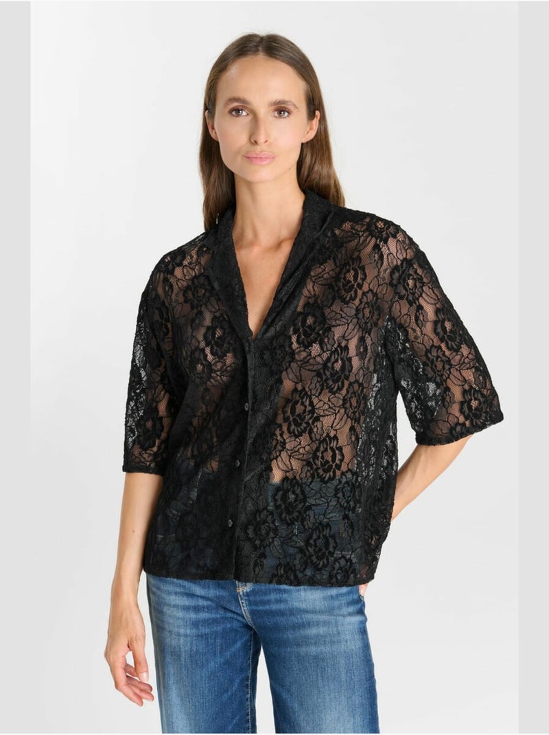 Camisa drazica Negro - Kiabi
