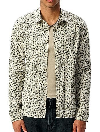 Camisa Elástica de Hombre Teddy Smith con Estampado Floral
