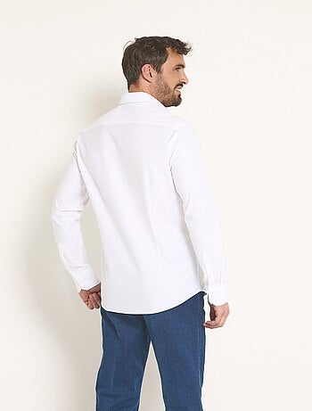 Camisa elástica slim fit chic - Afibel