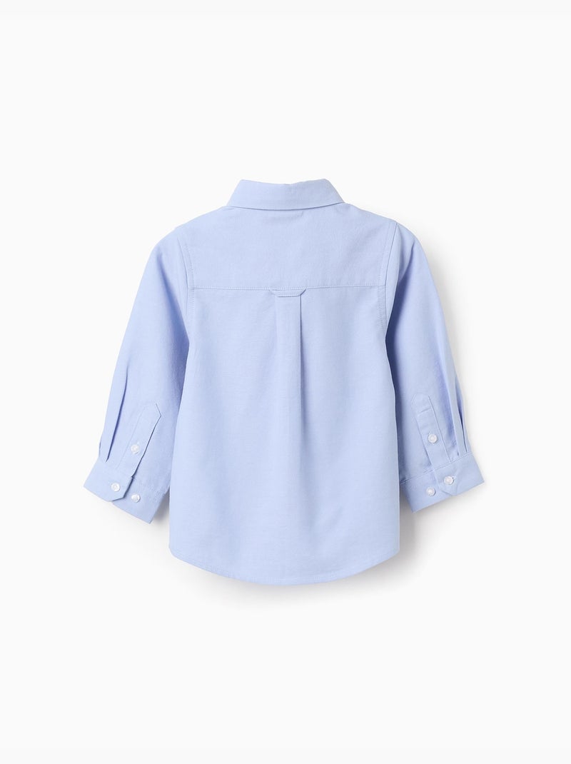 Camisa en oxford de algodón Azul claro - Kiabi