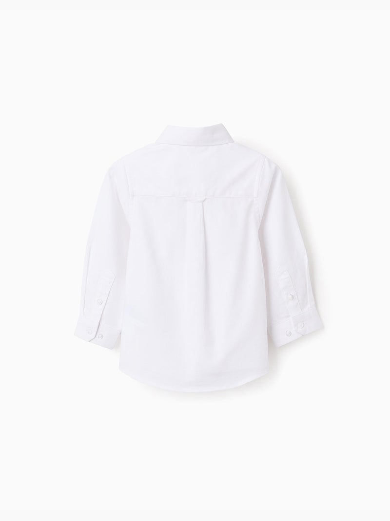 Camisa en oxford de algodón Blanco - Kiabi