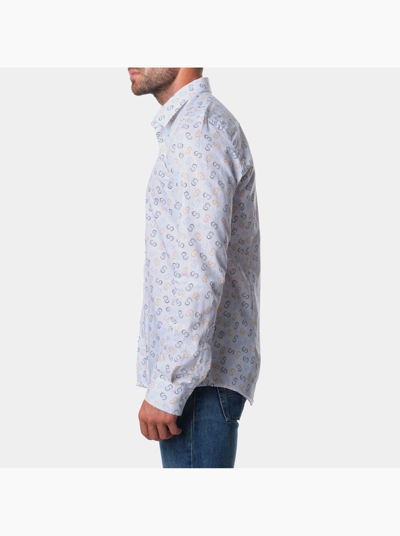 Camisa  estampada Amarillo - Kiabi