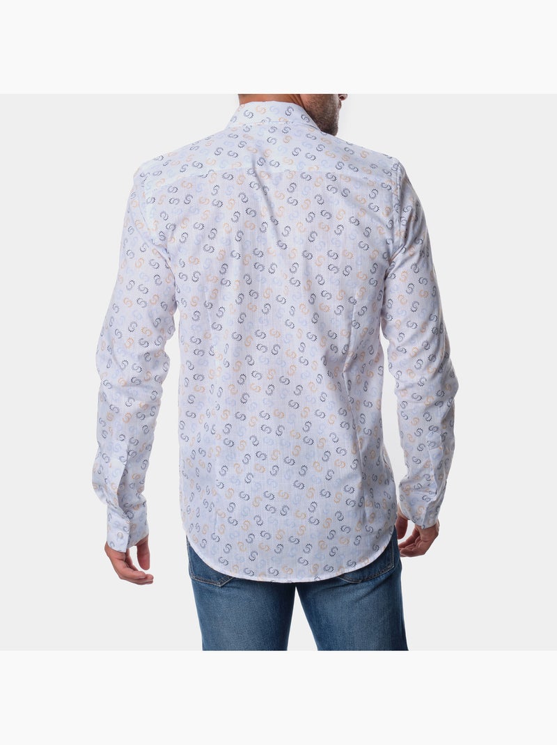 Camisa  estampada Amarillo - Kiabi