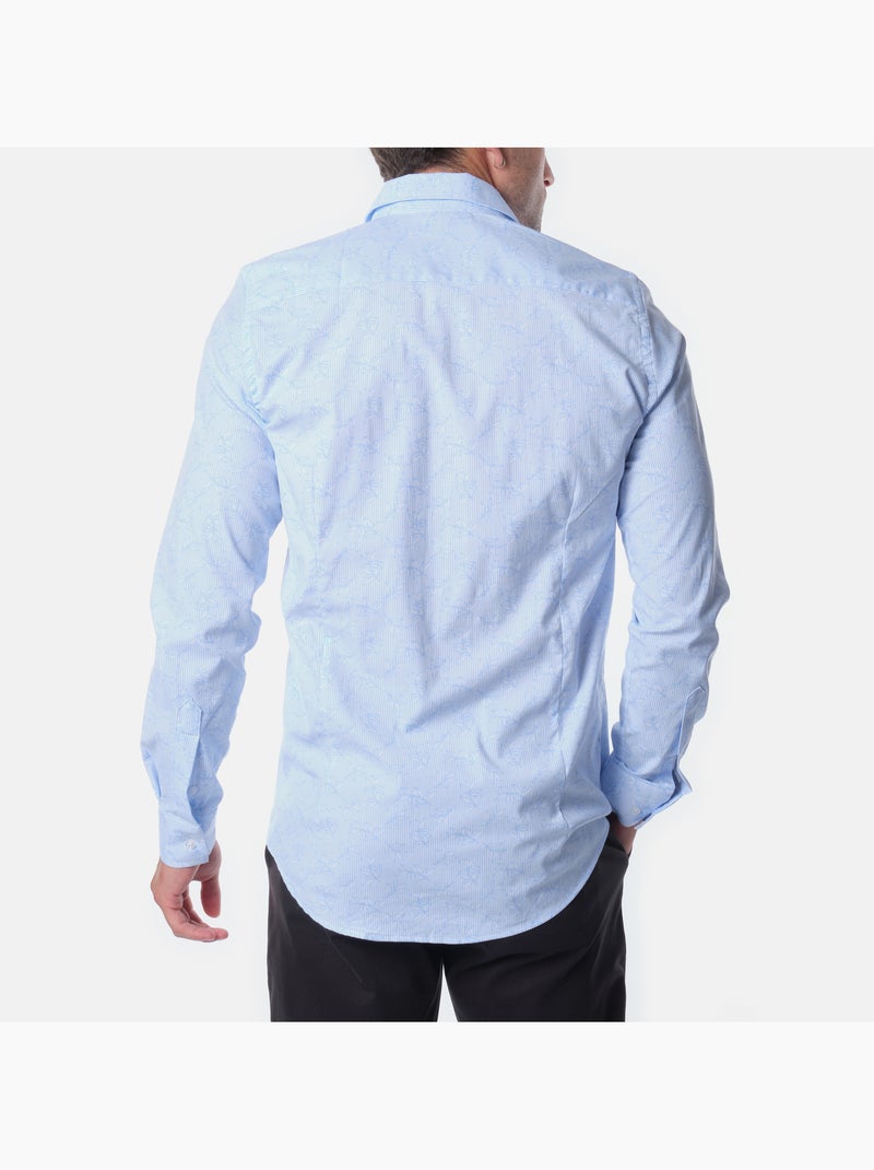 camisa estampada Azul cielo - Kiabi