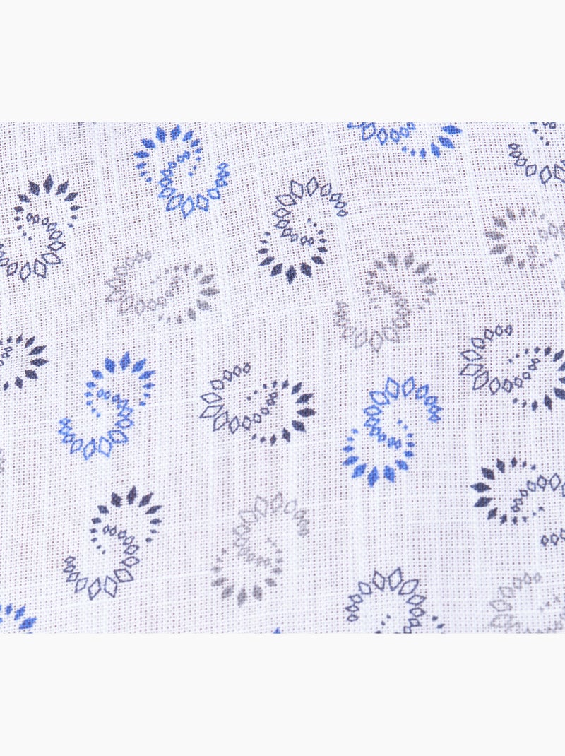 Camisa  estampada Azul - Kiabi