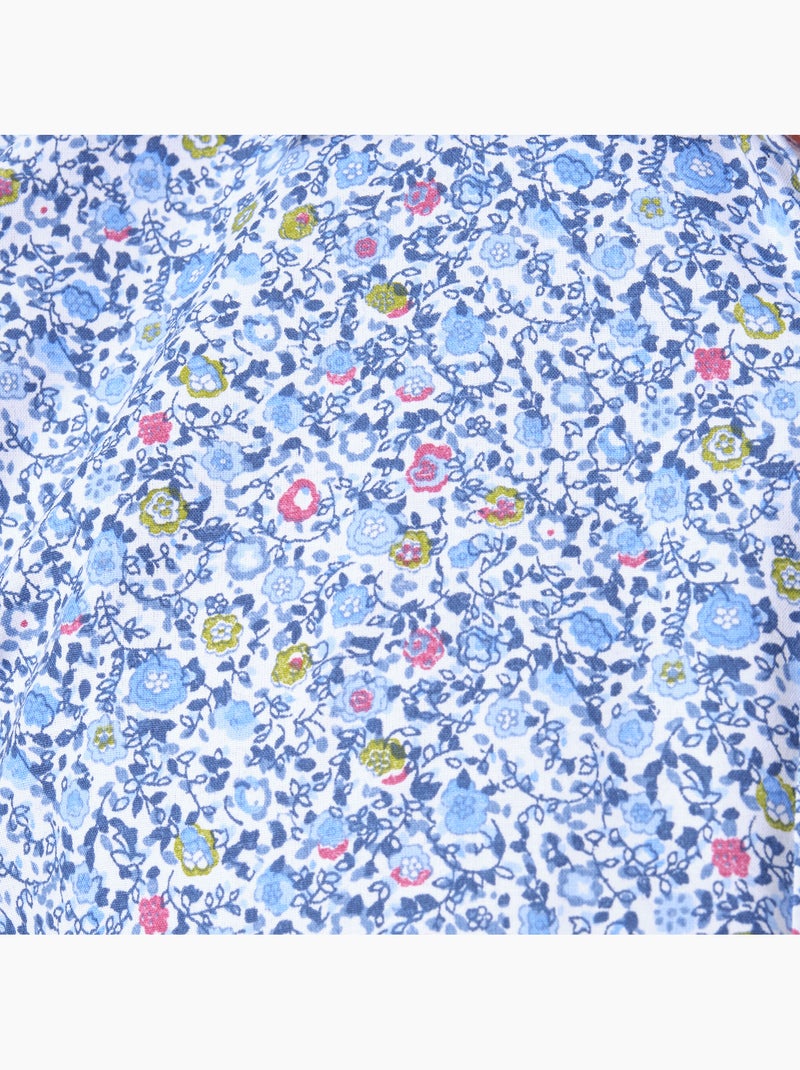 Camisa estampada Azul - Kiabi