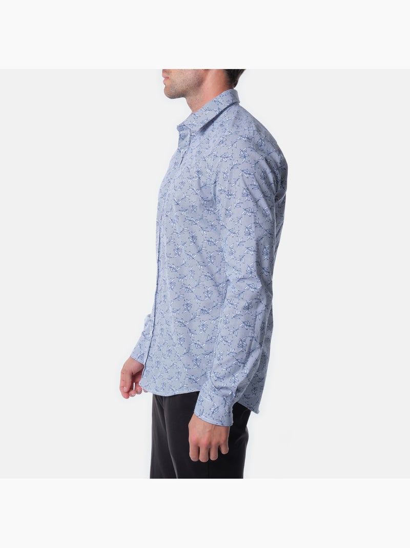 camisa estampada Azul marino - Kiabi