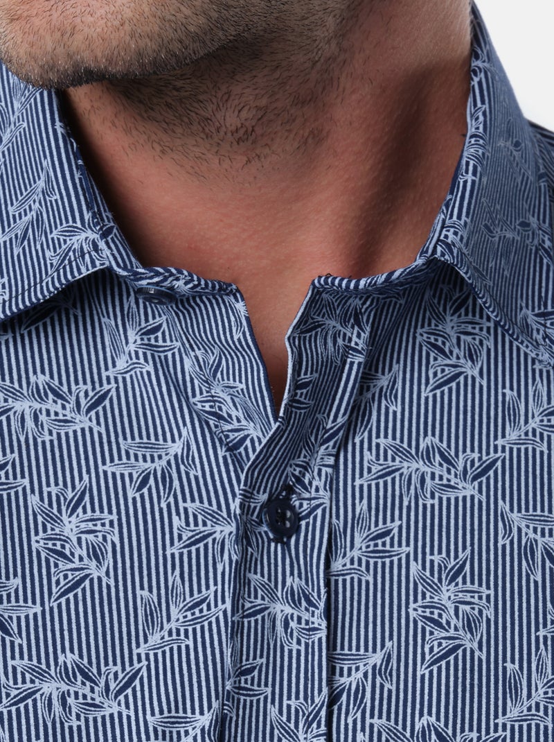 camisa estampada Azul marino - Kiabi