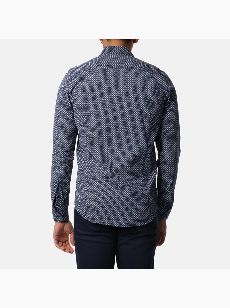 camisa estampada Azul marino - Kiabi