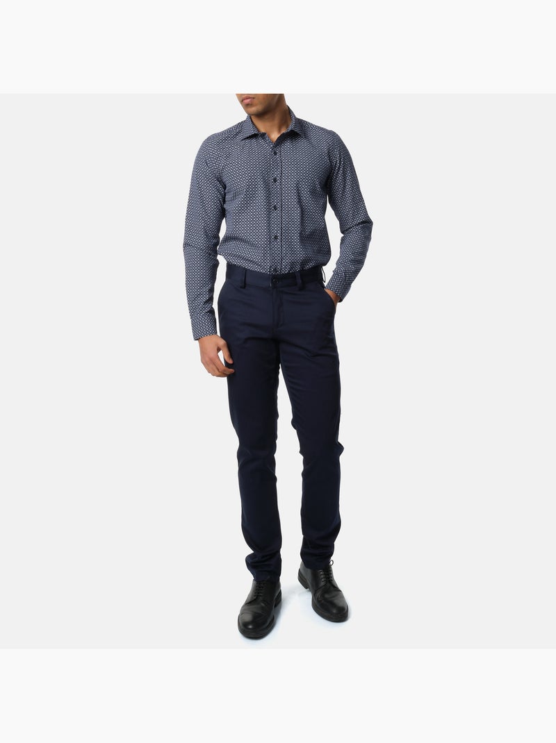 camisa estampada Azul marino - Kiabi