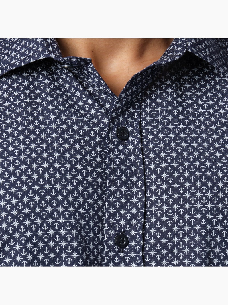 camisa estampada Azul marino - Kiabi