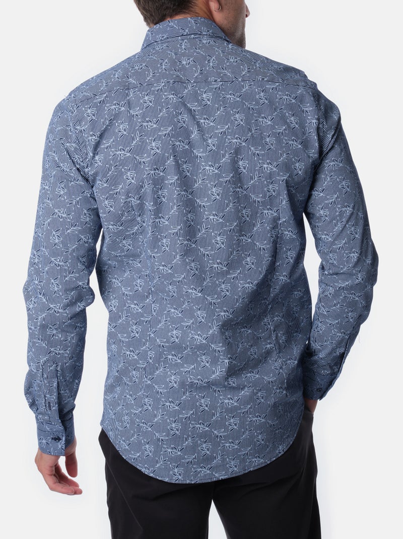 camisa estampada Azul oscuro - Kiabi