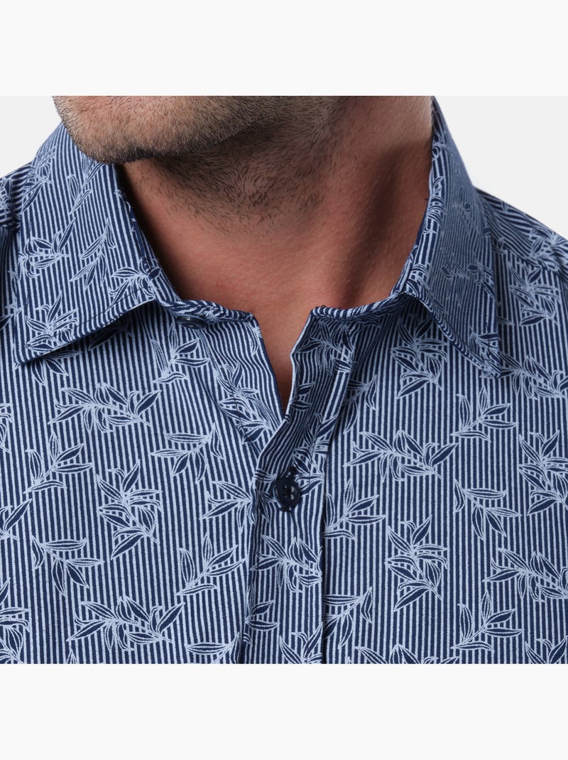 camisa estampada Azul oscuro - Kiabi