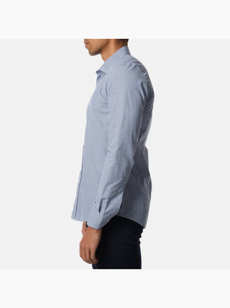 camisa estampada Azul - Kiabi