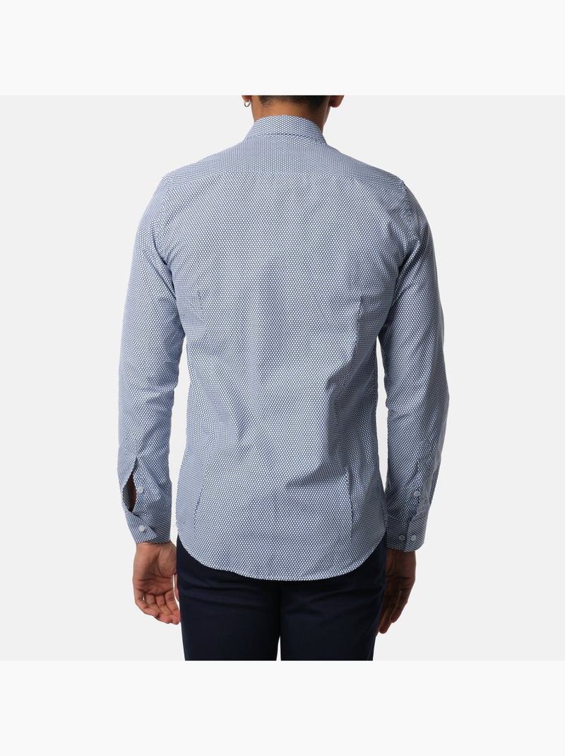 camisa estampada Azul - Kiabi