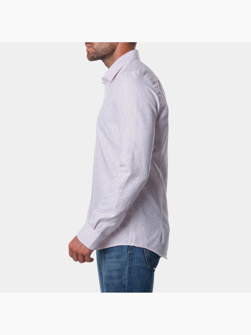 Camisa estampada Beige - Kiabi