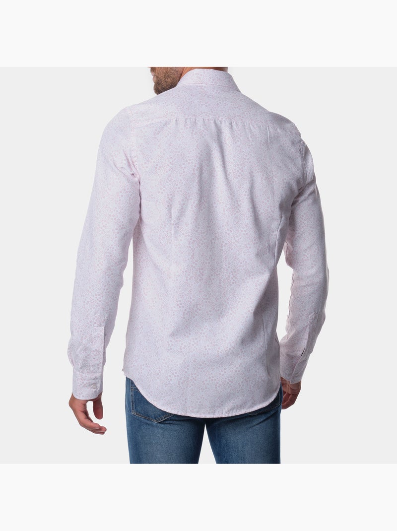 Camisa estampada Beige - Kiabi