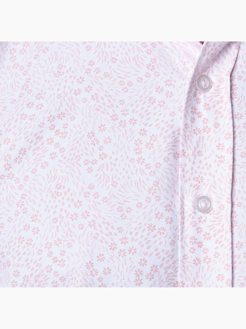 Camisa estampada Beige - Kiabi
