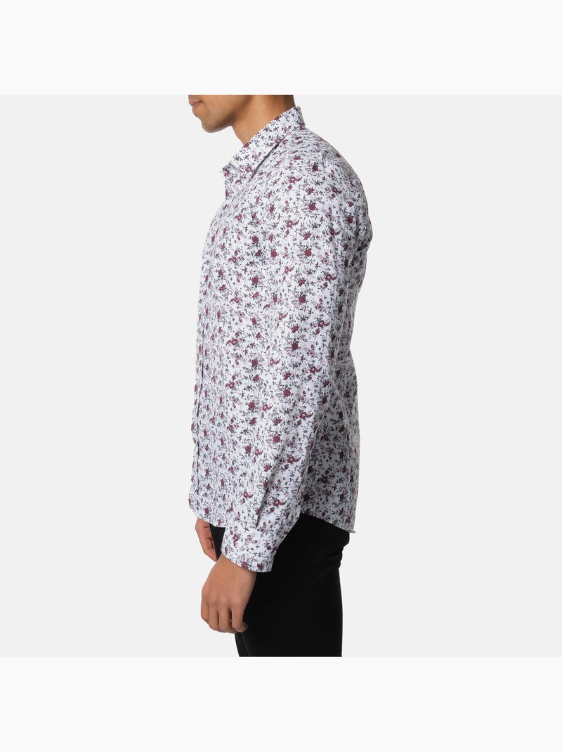 Camisa estampada Blanco Rojo - Kiabi