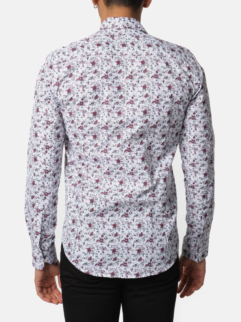 Camisa estampada Blanco Rojo - Kiabi
