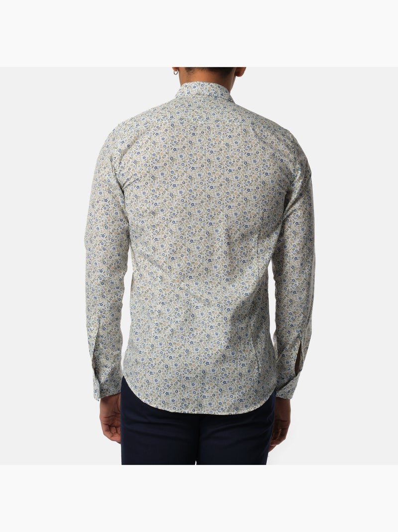 Camisa estampada Caqui - Kiabi