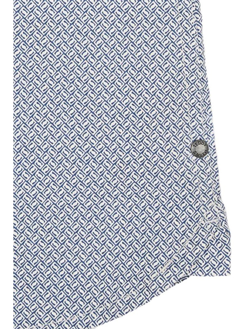 Camisa estampada de hombre Teddy Smith Azul - Kiabi