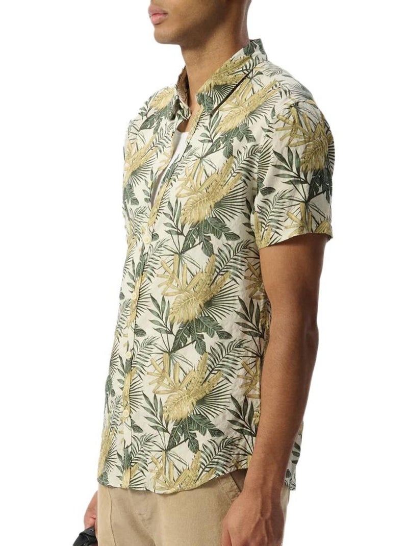 Camisa Estampada de Hombre Teddy Smith Verde - Kiabi