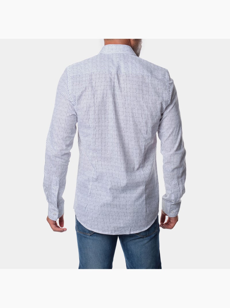 Camisa estampada Gris blanco - Kiabi