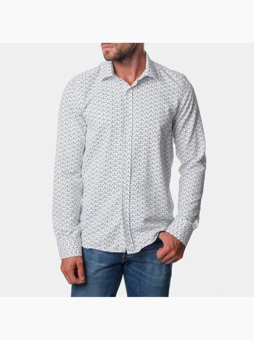 camisa estampada - Kiabi