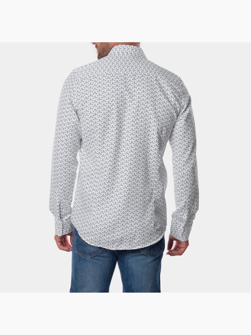 camisa estampada Gris - Kiabi