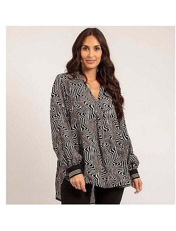 Camisa estampada OZANA