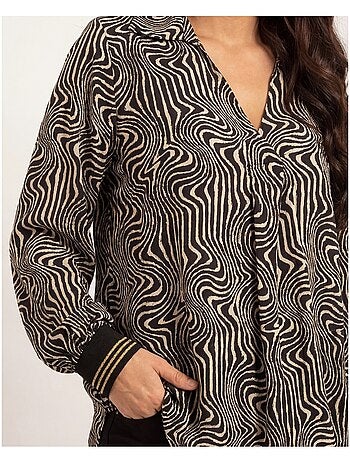 Camisa estampada OZANA