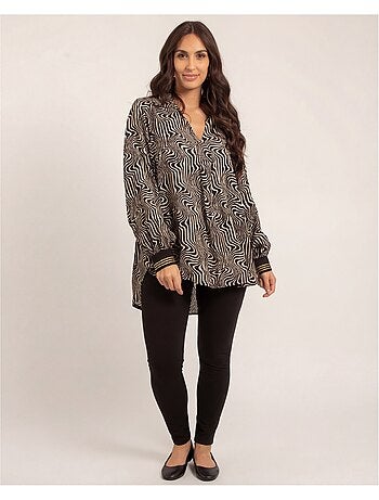 Camisa estampada OZANA