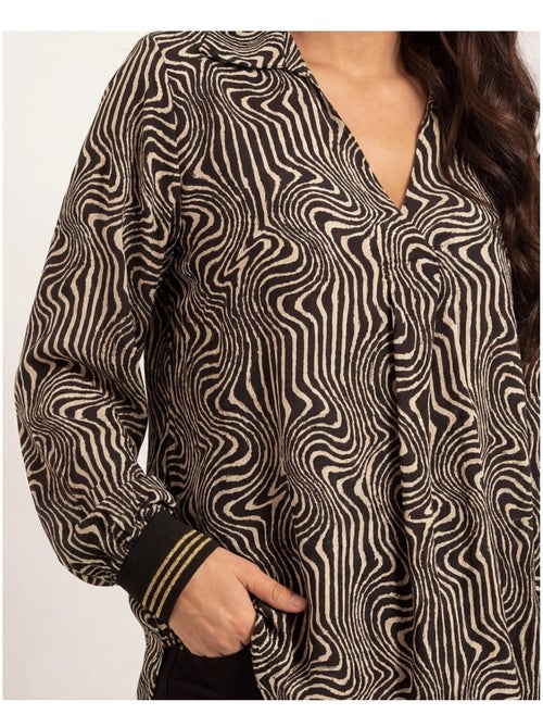 Camisa estampada OZANA - Kiabi Camisa estampada OZANA - Kiabi