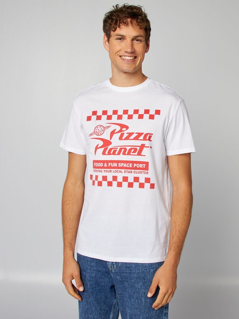 Camisa estampada 'Pizza Planet' 'Toy Story' BLANCO - Kiabi