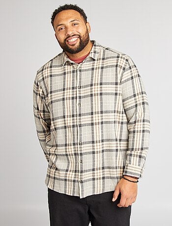 Camisa estilo leñador regular
