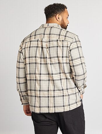 Camisa estilo leñador regular