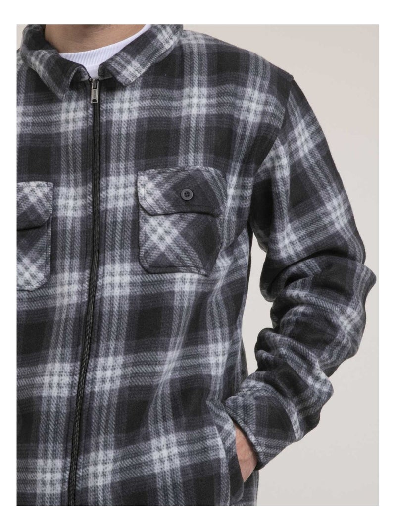 Camisa exterior a cuadros TACANOLO Negro - Kiabi
