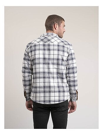 Camisa exterior de cuadros de puro algodón ZATLEY