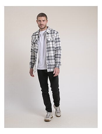 Camisa exterior de cuadros de puro algodón ZATLEY