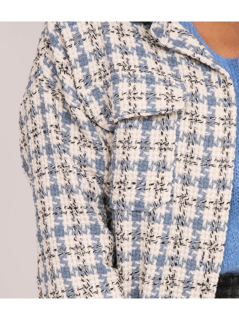 Camisa exterior de cuadros UBARTH Azul - Kiabi