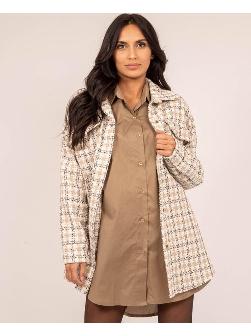 Camisa exterior de cuadros UBARTH - Kiabi