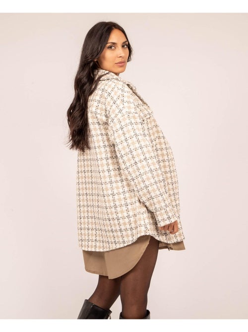 Camisa exterior de cuadros UBARTH - Kiabi