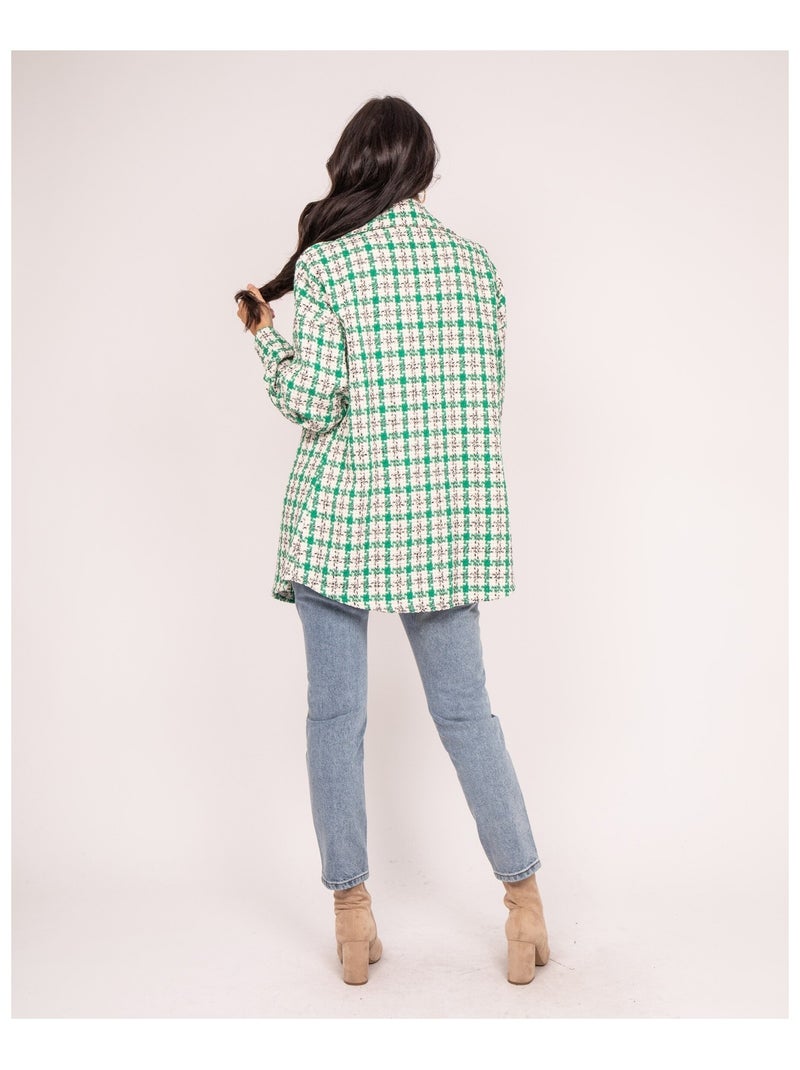 Camisa exterior de cuadros UBARTH Verde - Kiabi