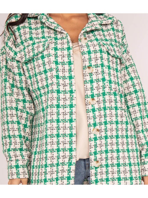 Camisa exterior de cuadros UBARTH - Kiabi