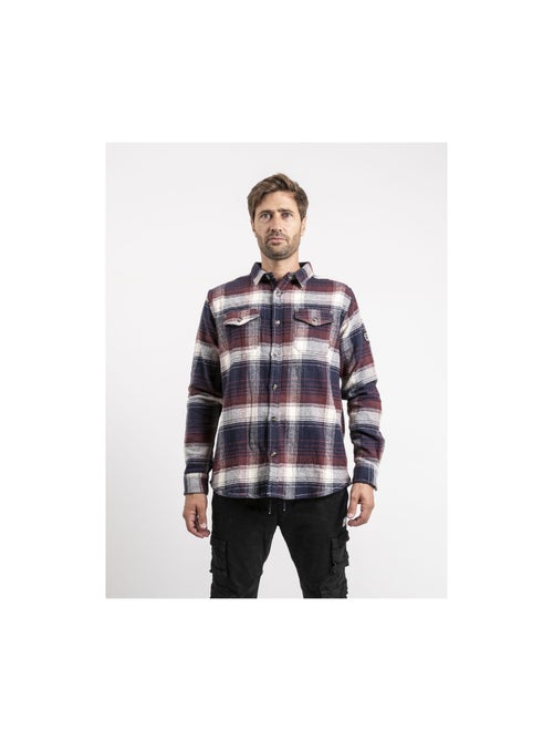Camisa exterior de manga larga a cuadros TARECAGE - Kiabi