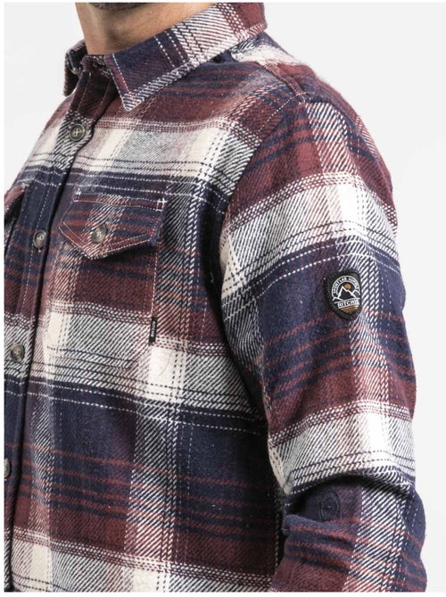 Camisa exterior de manga larga a cuadros TARECAGE - Kiabi