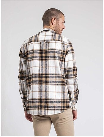 Camisa exterior de manga larga a cuadros TOMARCUS