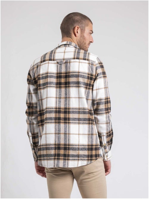 Camisa exterior de manga larga a cuadros TOMARCUS - Kiabi