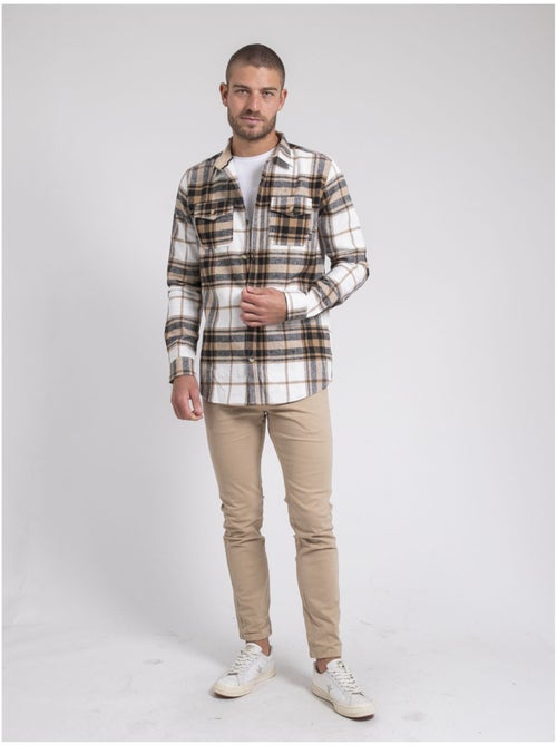 Camisa exterior de manga larga a cuadros TOMARCUS - Kiabi